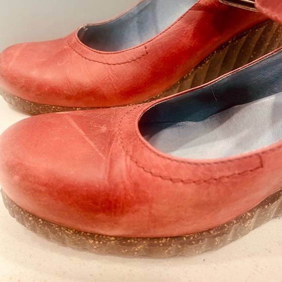 MAG Mary Jane Rubber Wedge Heel Sandal - Picture 10 of 13